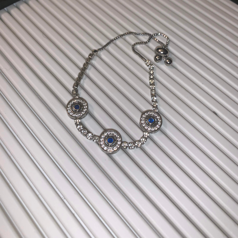 evil eye silver bracelet